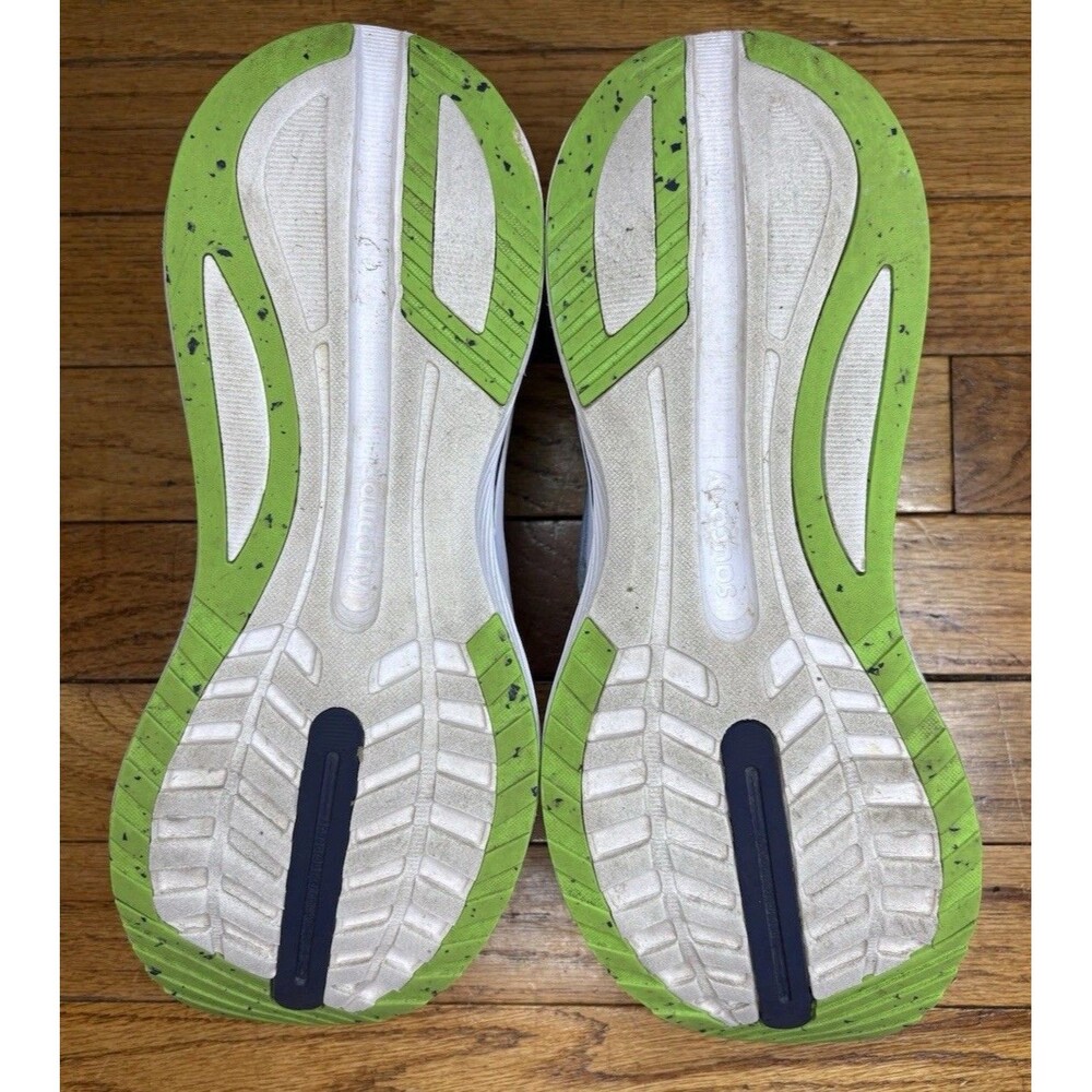 Saucony Endorphin Shift 3 Ether Blue Green Men's Running Shoes Size 10.5 - Picture 9 of 11